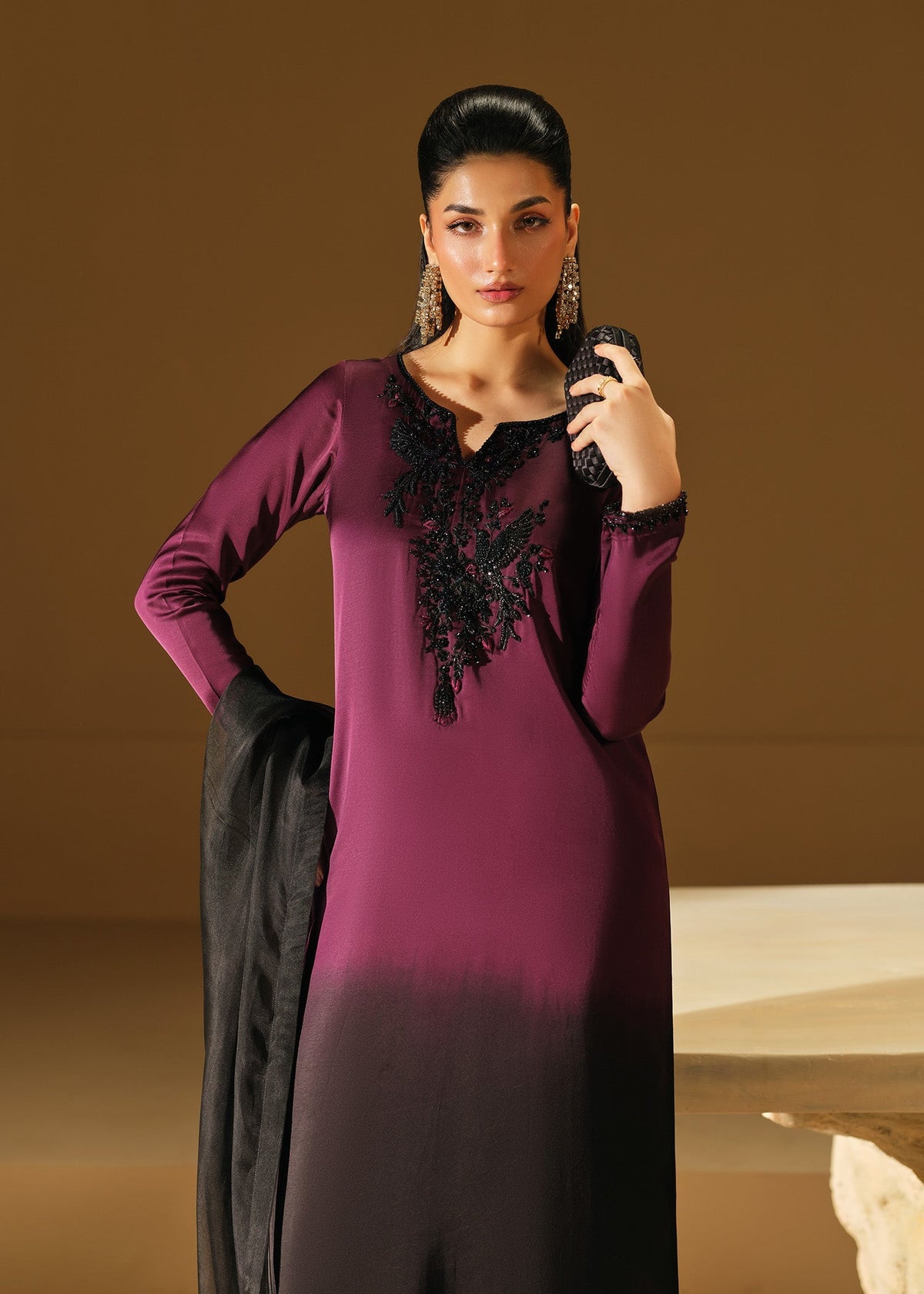 Mahum Asad | The Shadow Line | Dusk by Mahum Asad - Designer Dress  - Type : Ladies Clothes - Available at Libayah - 100% Original 