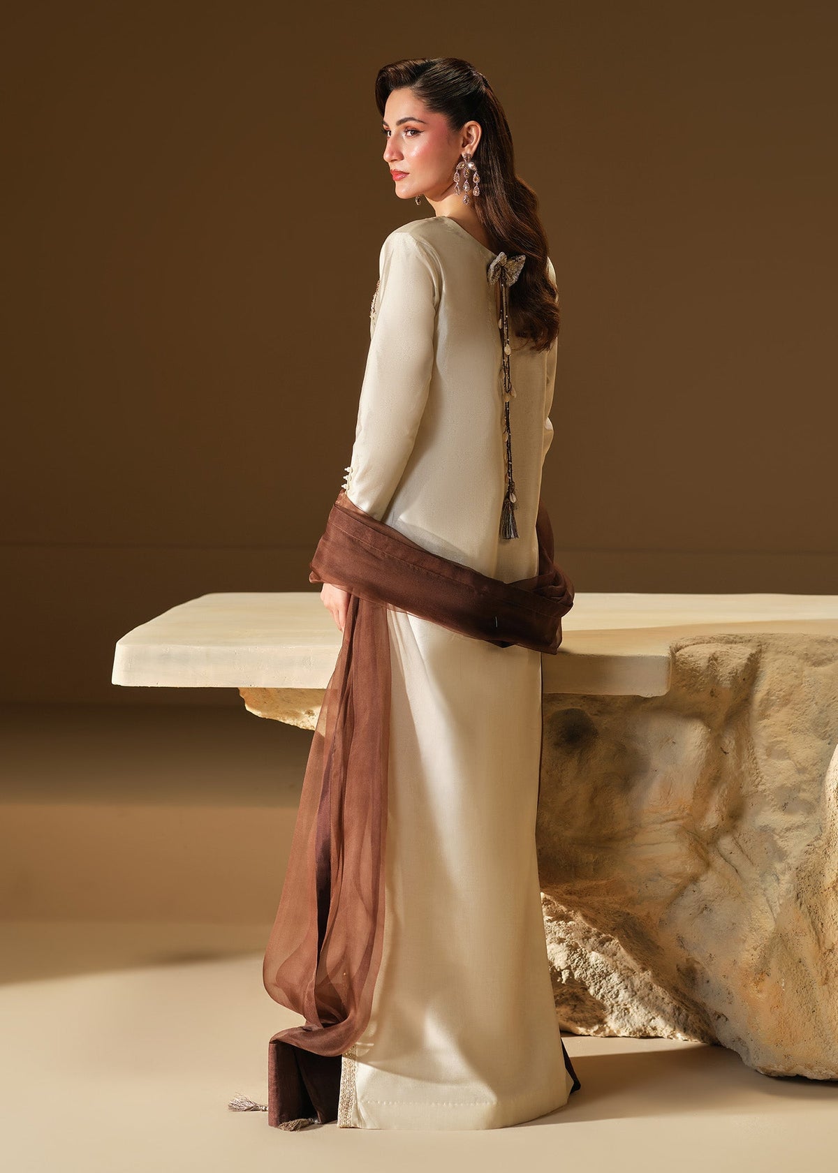 Mahum Asad | The Shadow Line | Contour by Mahum Asad - Designer Dress  - Type : Ladies Clothes - Available at Libayah - 100% Original 