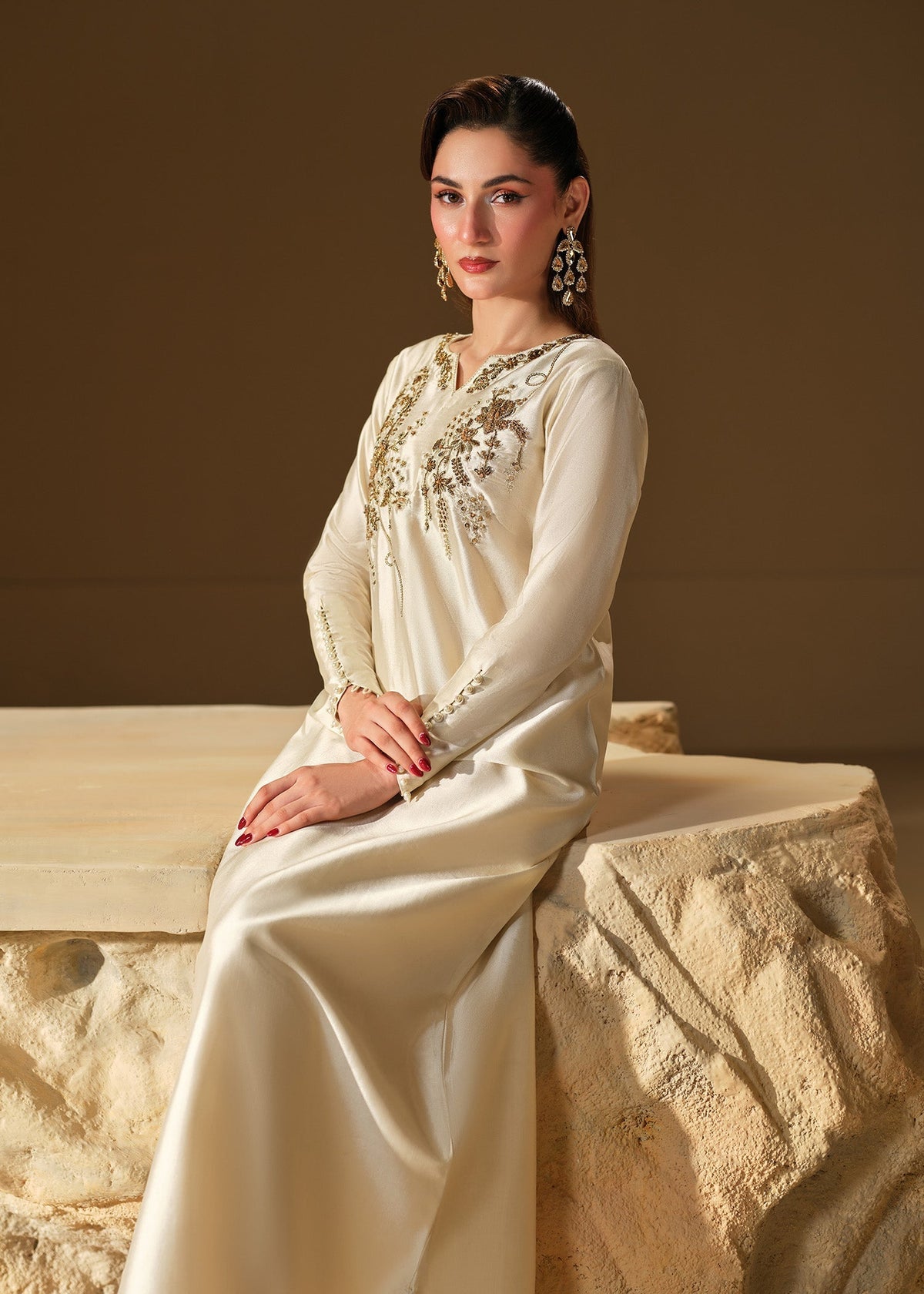 Mahum Asad | The Shadow Line | Contour by Mahum Asad - Designer Dress  - Type : Ladies Clothes - Available at Libayah - 100% Original 