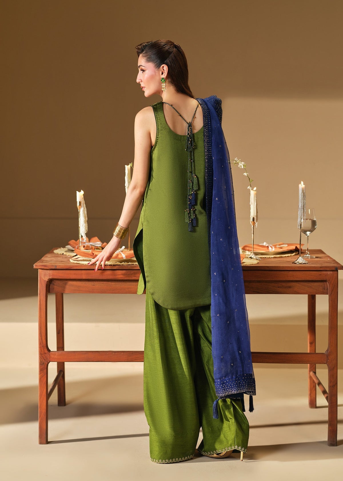 Mahum Asad | The Shadow Line | Verde by Mahum Asad - Designer Dress  - Type : Ladies Clothes - Available at Libayah - 100% Original 