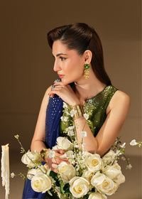 Mahum Asad | The Shadow Line | Verde by Mahum Asad - Designer Dress  - Type : Ladies Clothes - Available at Libayah - 100% Original 
