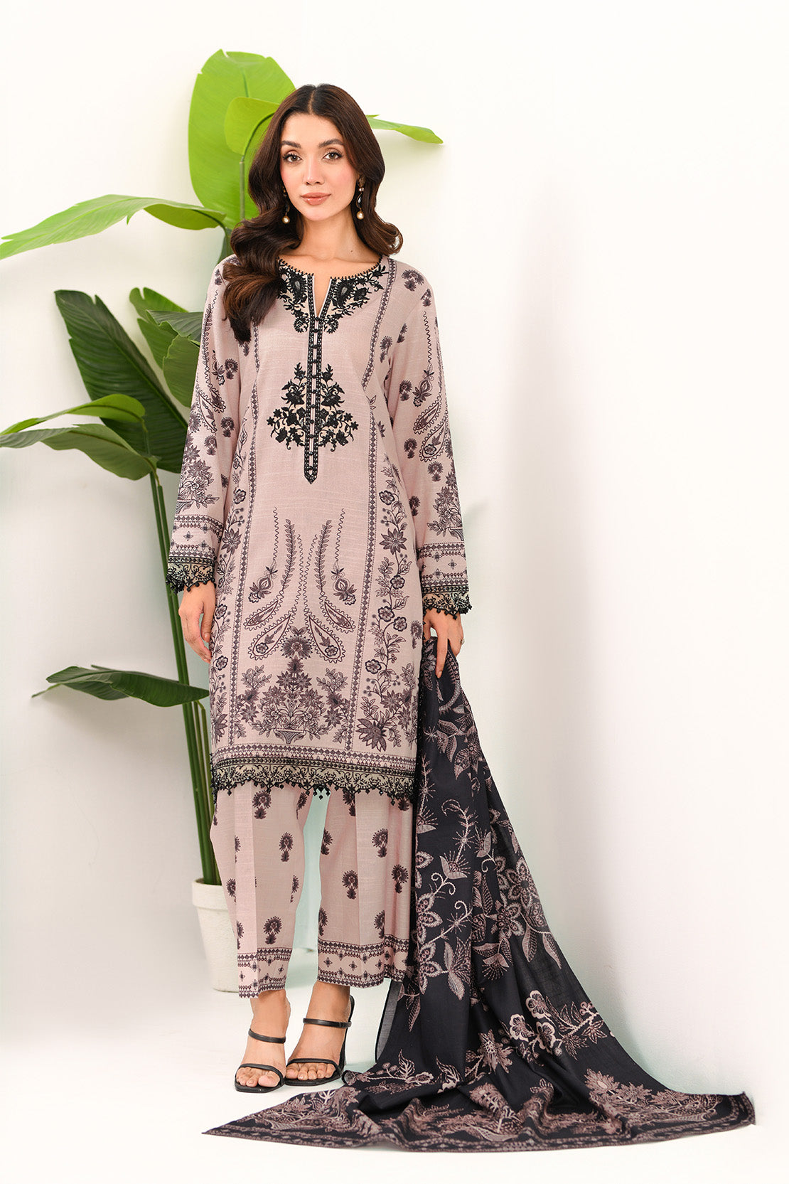 So Kamal | Winter Khaddar | KHADDAR SUIT SK20 by So Kamal - Designer Dress - Type: Ladies Clothes - Available at Libayah - 100% Original