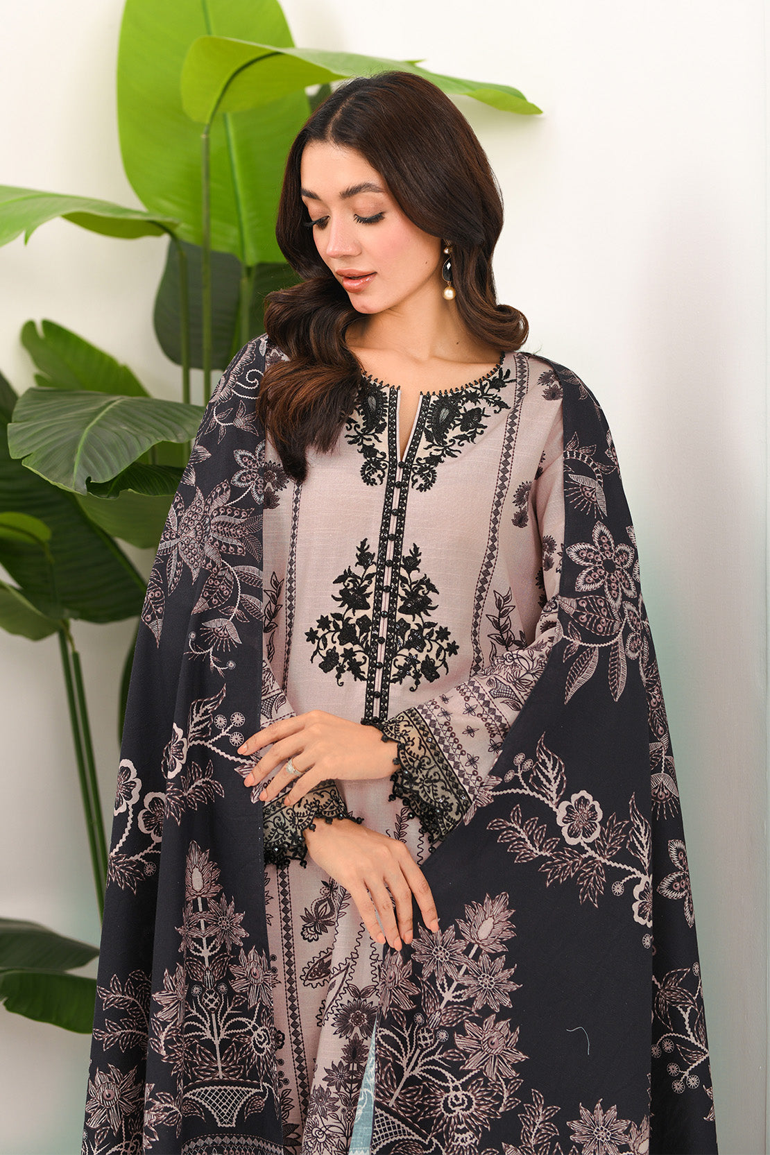 So Kamal | Winter Khaddar | KHADDAR SUIT SK20 by So Kamal - Designer Dress - Type: Ladies Clothes - Available at Libayah - 100% Original