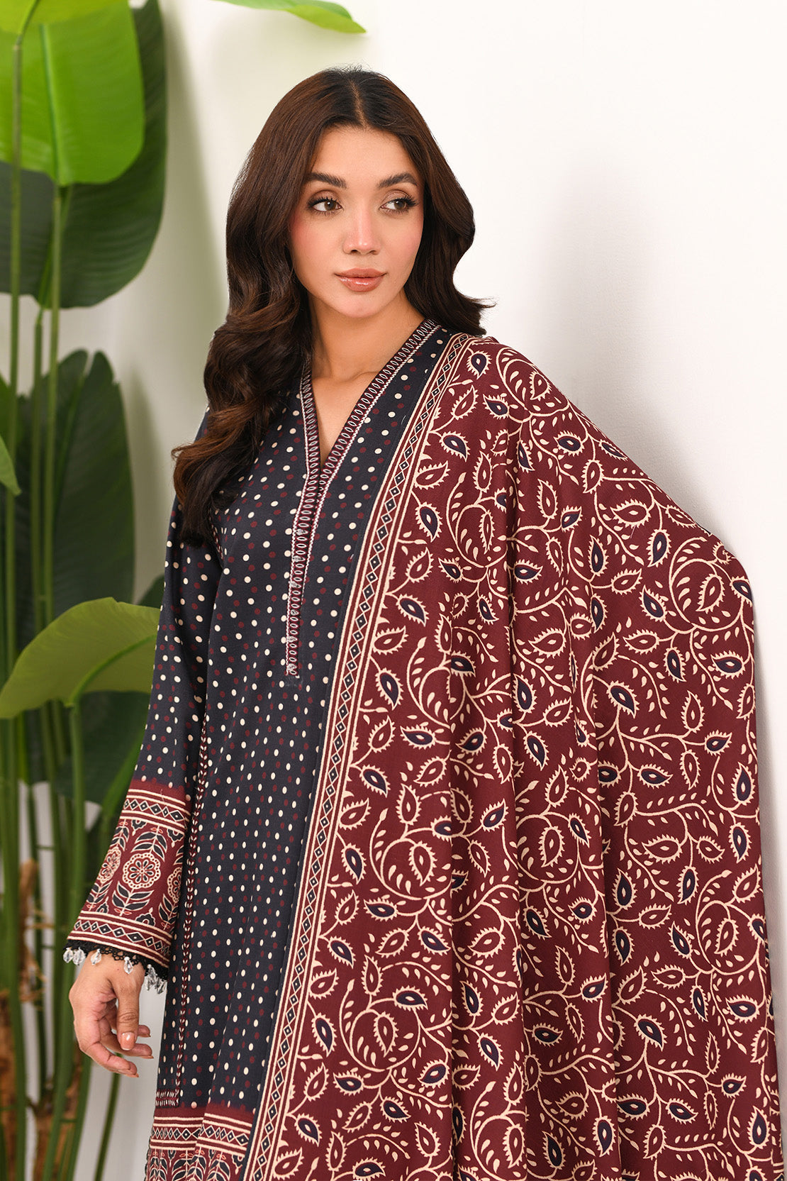 So Kamal | Winter Khaddar | KHADDAR SUIT SK19 by So Kamal - Designer Dress - Type: Ladies Clothes - Available at Libayah - 100% Original