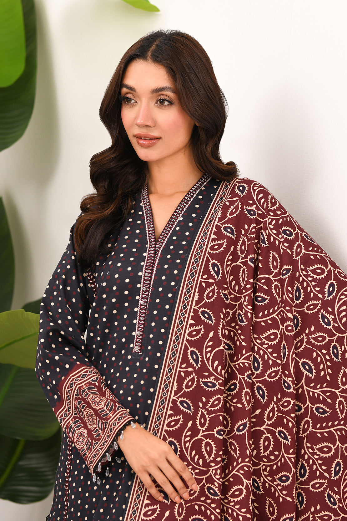So Kamal | Winter Khaddar | KHADDAR SUIT SK19 by So Kamal - Designer Dress - Type: Ladies Clothes - Available at Libayah - 100% Original