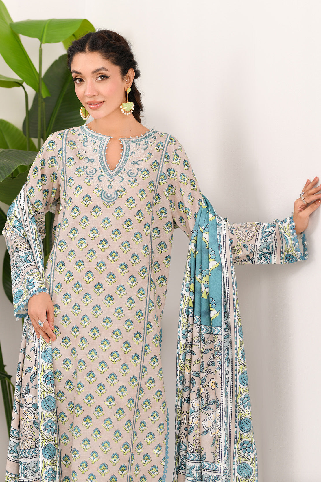 So Kamal | Winter Khaddar | KHADDAR SUIT SK16 by So Kamal - Designer Dress - Type: Ladies Clothes - Available at Libayah - 100% Original