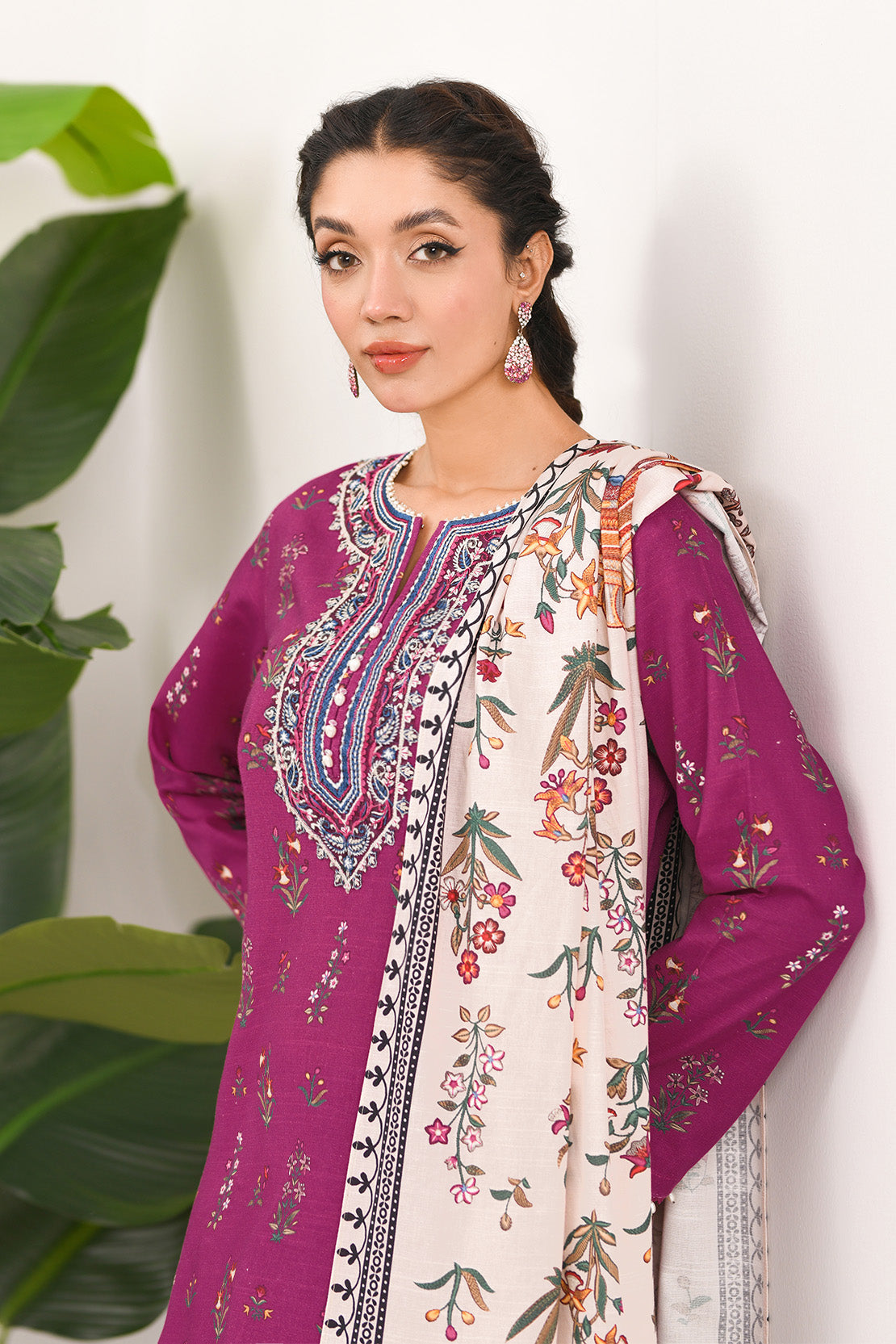 So Kamal | Winter Khaddar | KHADDAR SUIT SK31 by So Kamal - Designer Dress - Type: Ladies Clothes - Available at Libayah - 100% Original