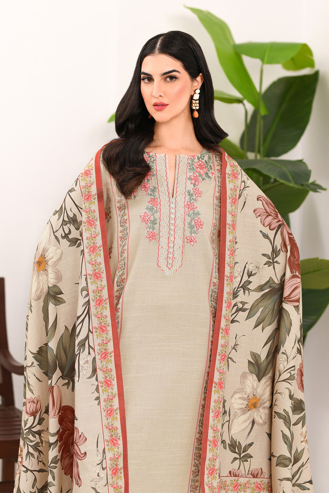 So Kamal | Winter Khaddar | KHADDAR SUIT SK32 by So Kamal - Designer Dress - Type: Ladies Clothes - Available at Libayah - 100% Original