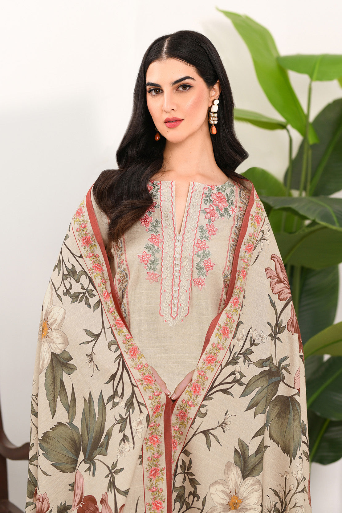 So Kamal | Winter Khaddar | KHADDAR SUIT SK32 by So Kamal - Designer Dress - Type: Ladies Clothes - Available at Libayah - 100% Original