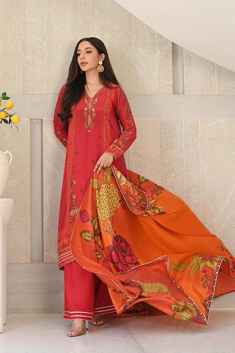 Mina Hasan | Signature Pret | Autumn Rose - by Libayah - Registered Vendor of : Mina Hasan - 100% Original Designer Dress