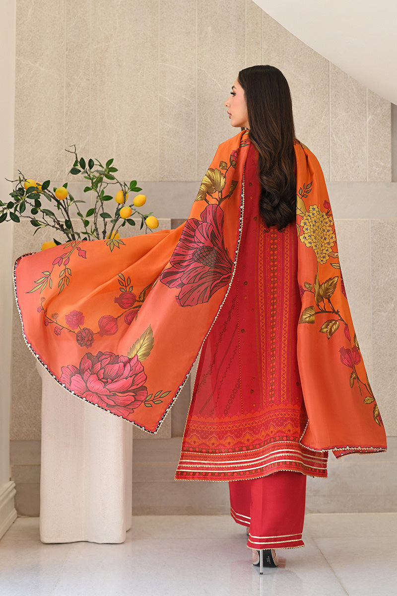 Mina Hasan | Signature Pret | Autumn Rose - by Libayah - Registered Vendor of : Mina Hasan - 100% Original Designer Dress