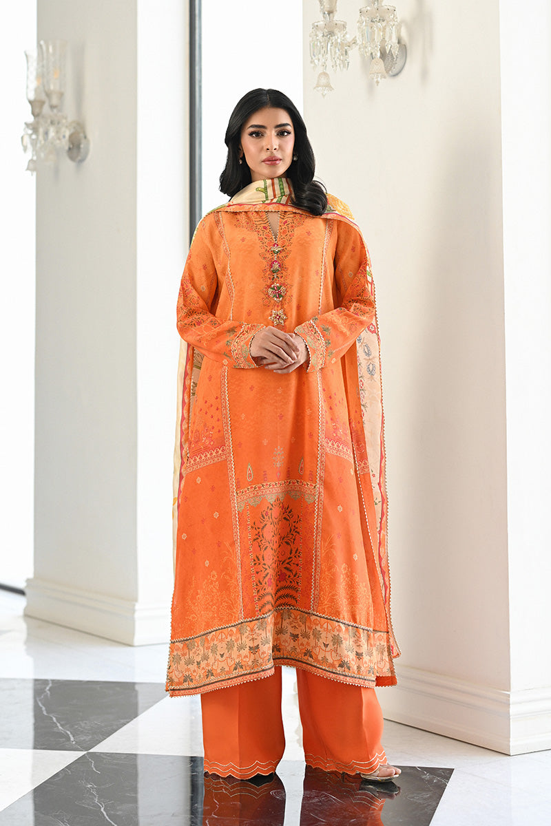 Mina Hasan | Signature Pret | Mocha Majesty - by Libayah - Registered Vendor of : Mina Hasan - 100% Original Designer Dress