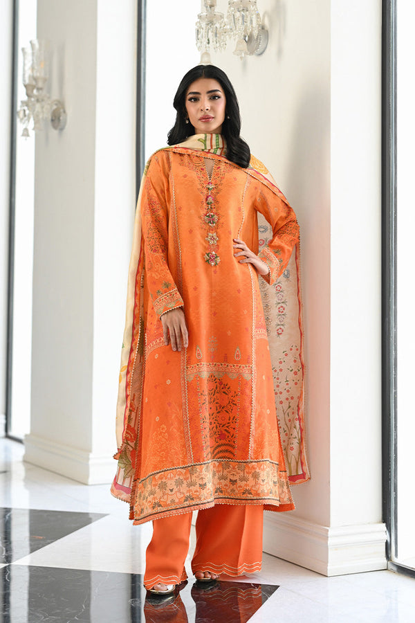 Mina Hasan | Signature Pret | Mocha Majesty - by Libayah - Registered Vendor of : Mina Hasan - 100% Original Designer Dress