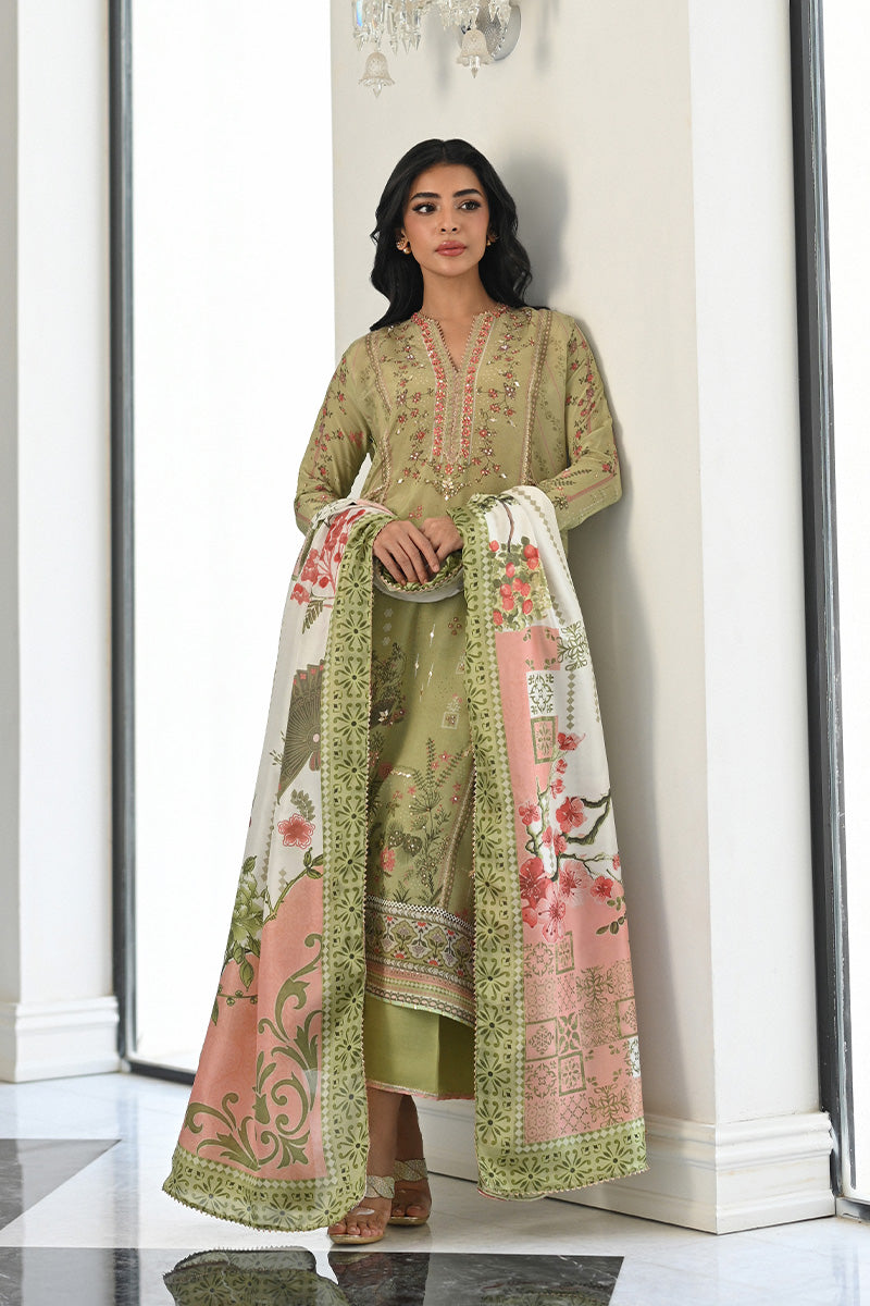 Mina Hasan | Signature Pret | Minted Pearls - by Libayah - Registered Vendor of : Mina Hasan - 100% Original Designer Dress