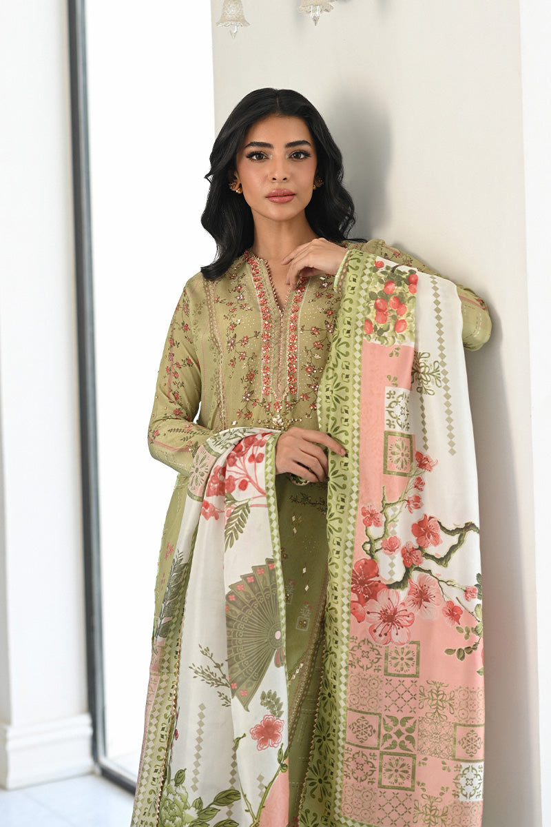 Mina Hasan | Signature Pret | Minted Pearls - by Libayah - Registered Vendor of : Mina Hasan - 100% Original Designer Dress