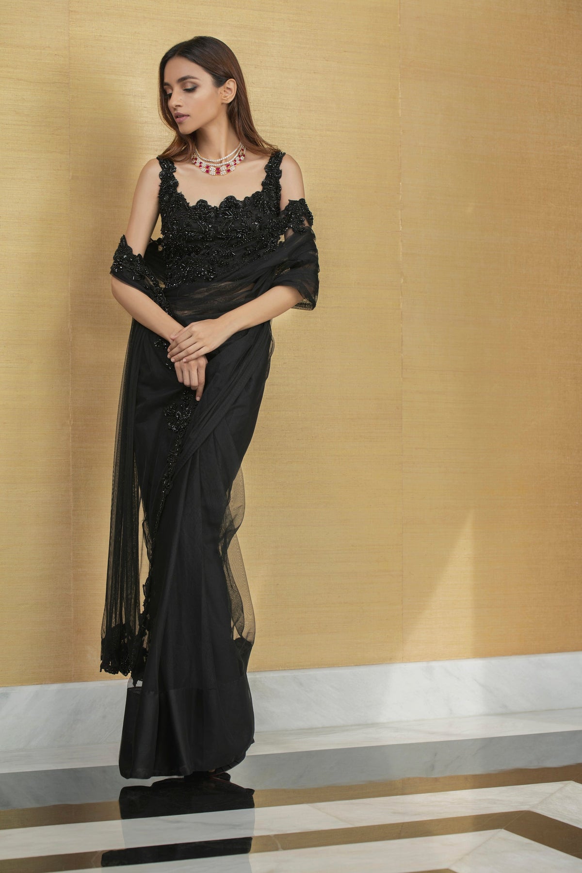 Mina Hasan | Formal Wedding Dresses | MHC-1031 by Mina Hasan - Designer Dress - Type: Ladies Clothes - Available at Libayah - 100% Original