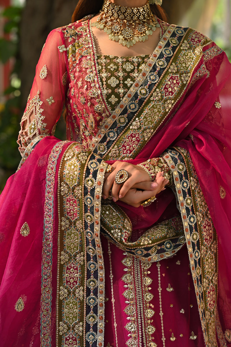Qalamkar | Singhar Wedding Collection | RF-04 RIMEL by Qalamkar - Designer Dress - Type: Bridal - Available at Libayah - 100% Original