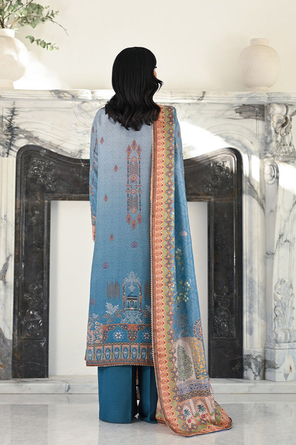 Mina Hasan | Signature Pret | Blue Lagoon - by Libayah - Registered Vendor of : Mina Hasan - 100% Original Designer Dress