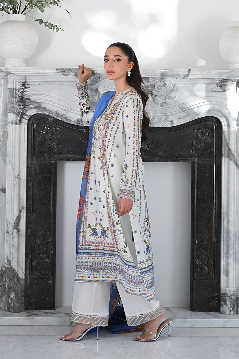 Mina Hasan | Signature Pret | Ceramic Garden - by Libayah - Registered Vendor of : Mina Hasan - 100% Original Designer Dress