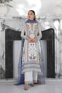 Mina Hasan | Signature Pret | Ceramic Garden - by Libayah - Registered Vendor of : Mina Hasan - 100% Original Designer Dress