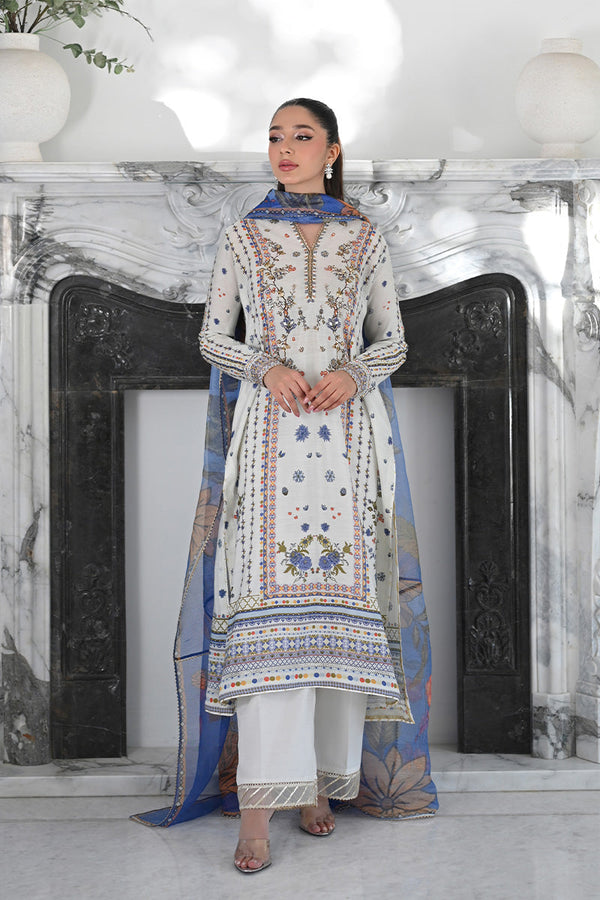 Mina Hasan | Signature Pret | Ceramic Garden - by Libayah - Registered Vendor of : Mina Hasan - 100% Original Designer Dress