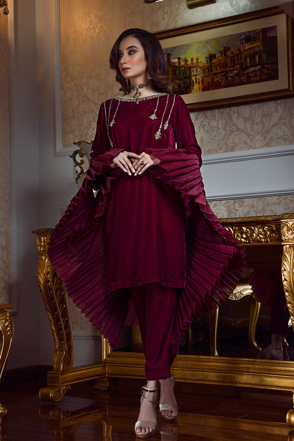 Mehak Yaqoob | Guzel Luxury Formals | ORLA by Mehak Yaqoob - Designer Dress - Type: Ladies Clothes - Available at Libayah - 100% Original