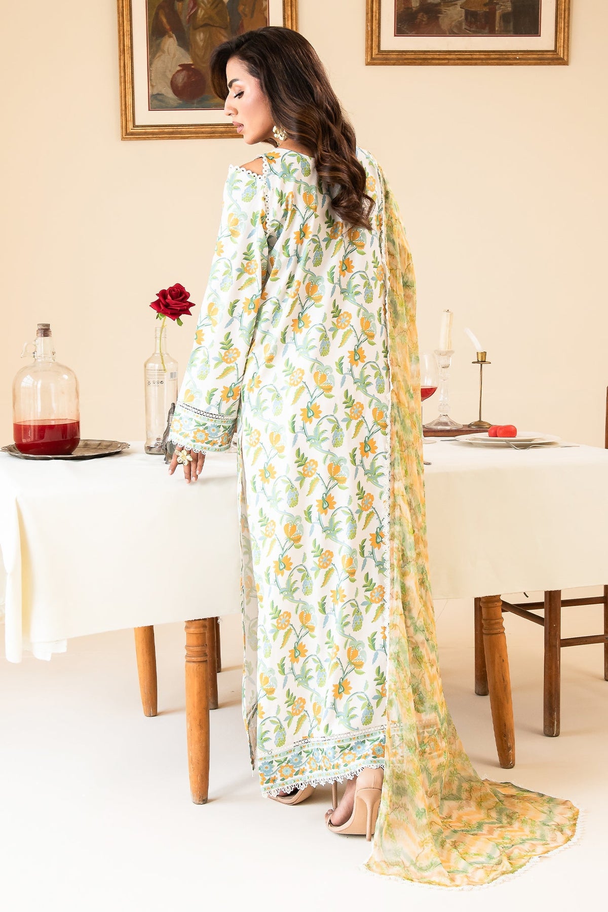 Faiza Faisal | Serene Lawn 24 | CAMILLE by Faiza Faisal - Designer Dress - Type: Ladies Clothes - Available at Libayah - 100% Original