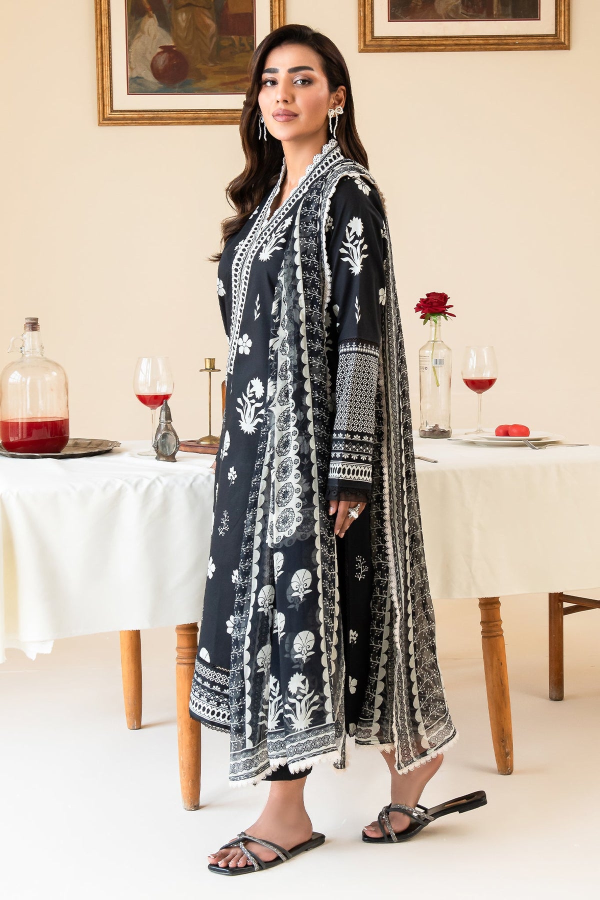 Faiza Faisal | Serene Lawn 24 | ELISE by Faiza Faisal - Designer Dress - Type: Ladies Clothes - Available at Libayah - 100% Original