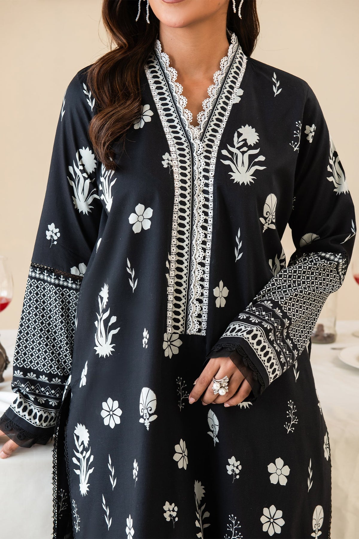 Faiza Faisal | Serene Lawn 24 | ELISE by Faiza Faisal - Designer Dress - Type: Ladies Clothes - Available at Libayah - 100% Original