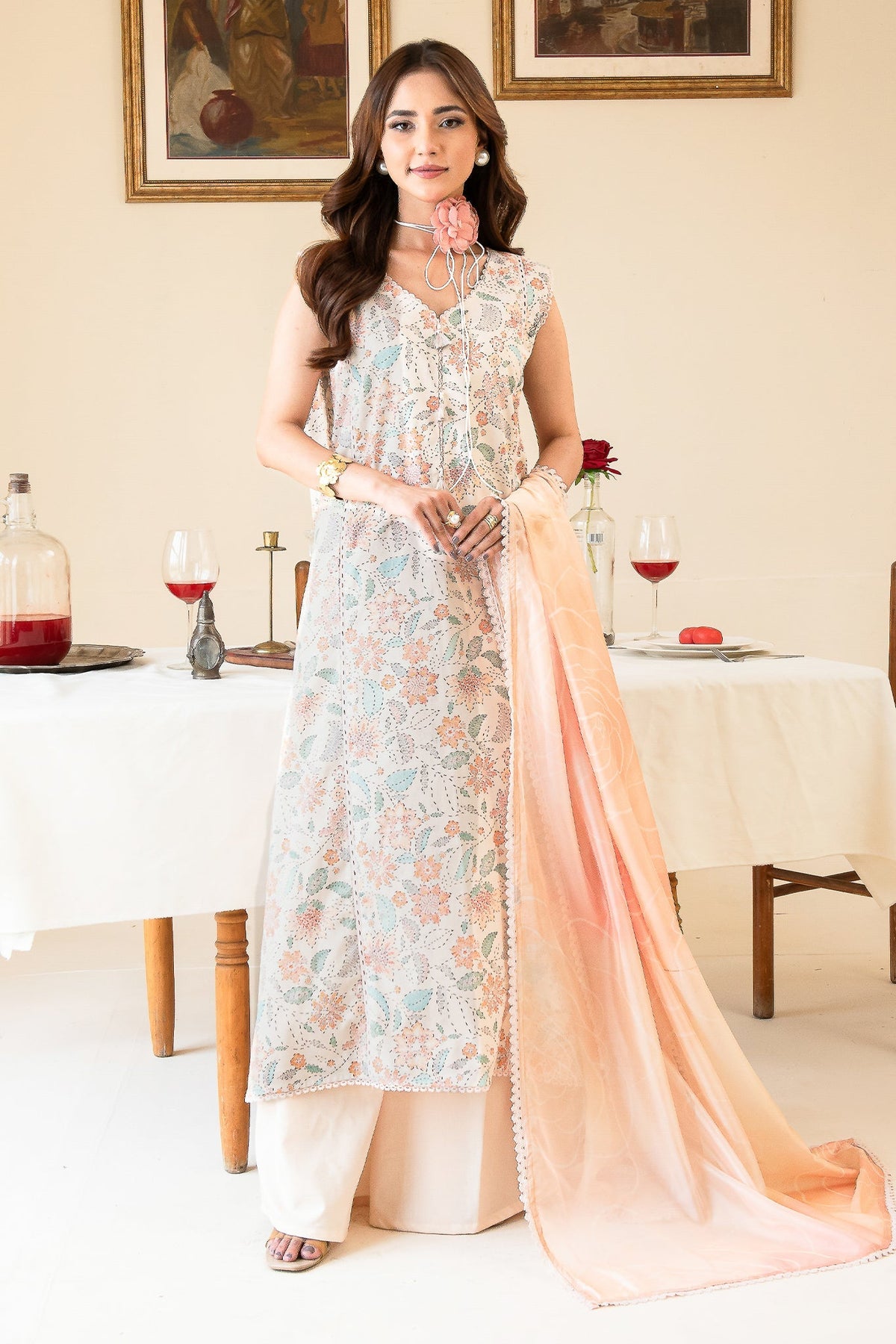 Faiza Faisal | Serene Lawn 24 | LEA by Faiza Faisal - Designer Dress - Type: Ladies Clothes - Available at Libayah - 100% Original