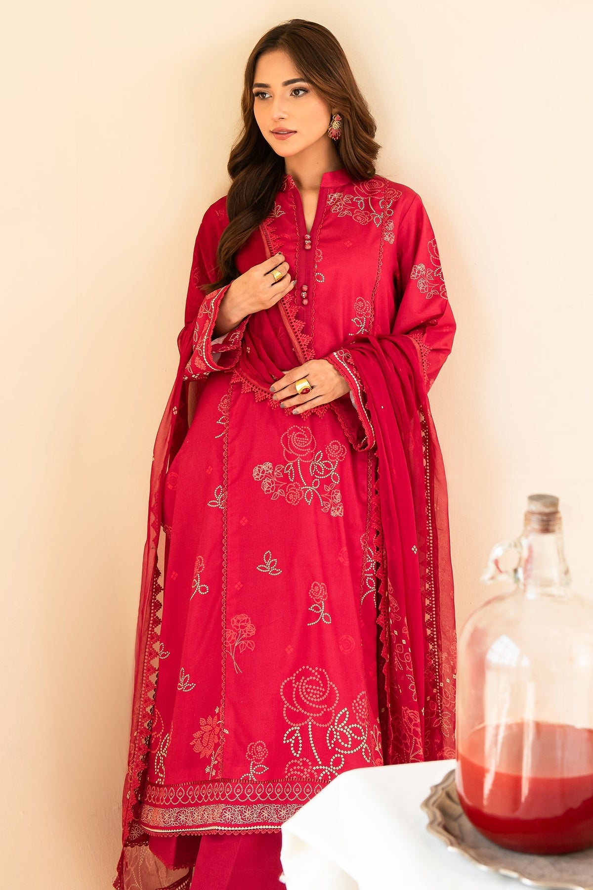Faiza Faisal | Serene Lawn 24 | EVE by Faiza Faisal - Designer Dress - Type: Ladies Clothes - Available at Libayah - 100% Original