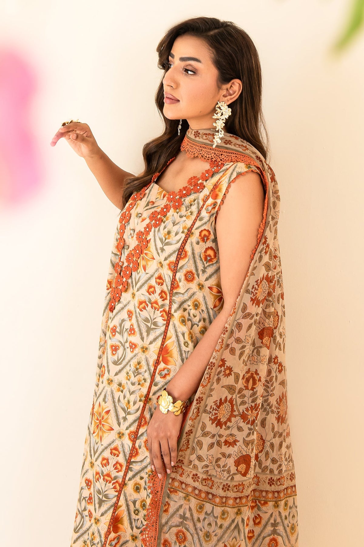 Faiza Faisal | Serene Lawn 24 | VALERIA by Faiza Faisal - Designer Dress - Type: Ladies Clothes - Available at Libayah - 100% Original