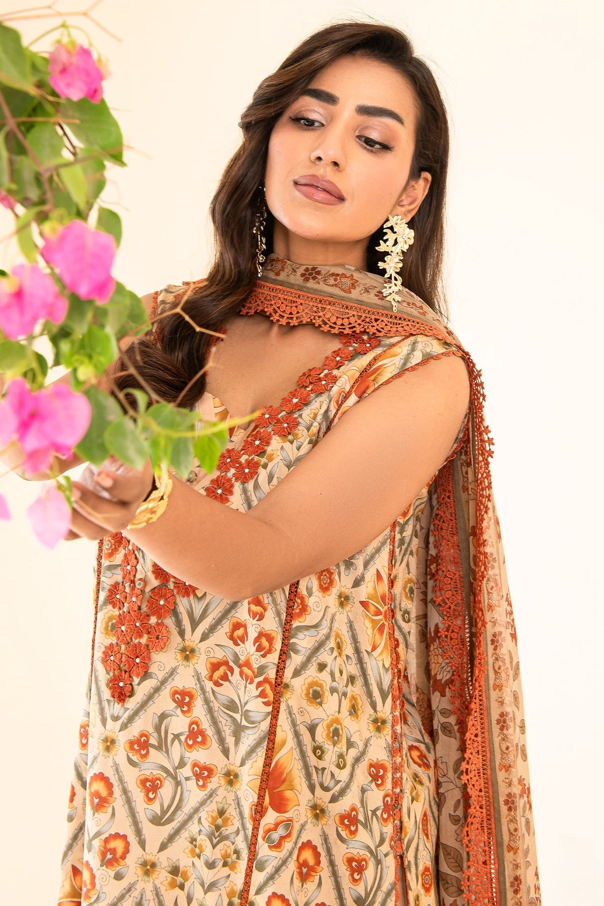 Faiza Faisal | Serene Lawn 24 | VALERIA by Faiza Faisal - Designer Dress - Type: Ladies Clothes - Available at Libayah - 100% Original