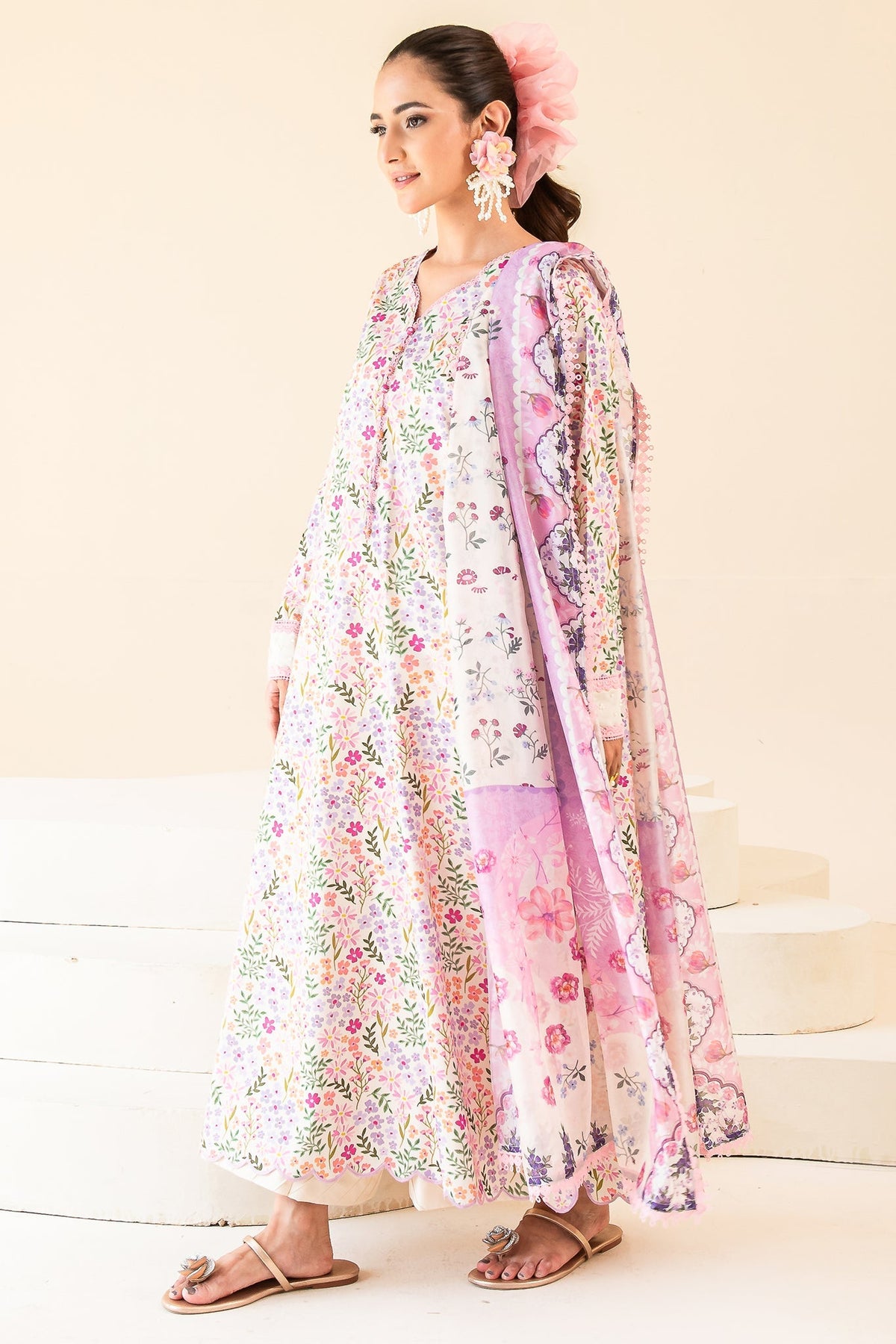 Faiza Faisal | Serene Lawn 24 | MARIE by Faiza Faisal - Designer Dress - Type: Ladies Clothes - Available at Libayah - 100% Original
