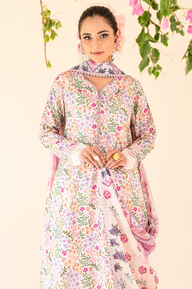 Faiza Faisal | Serene Lawn 24 | MARIE by Faiza Faisal - Designer Dress - Type: Ladies Clothes - Available at Libayah - 100% Original