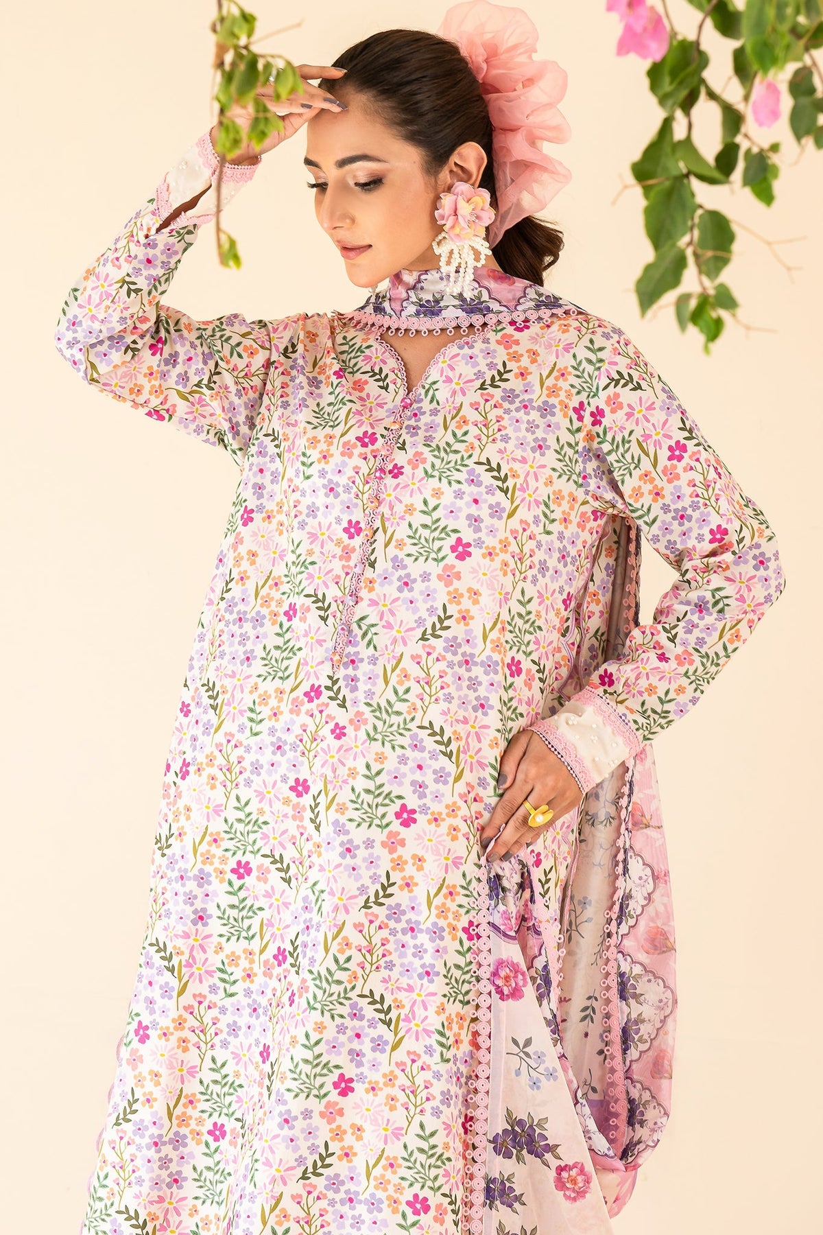 Faiza Faisal | Serene Lawn 24 | MARIE by Faiza Faisal - Designer Dress - Type: Ladies Clothes - Available at Libayah - 100% Original