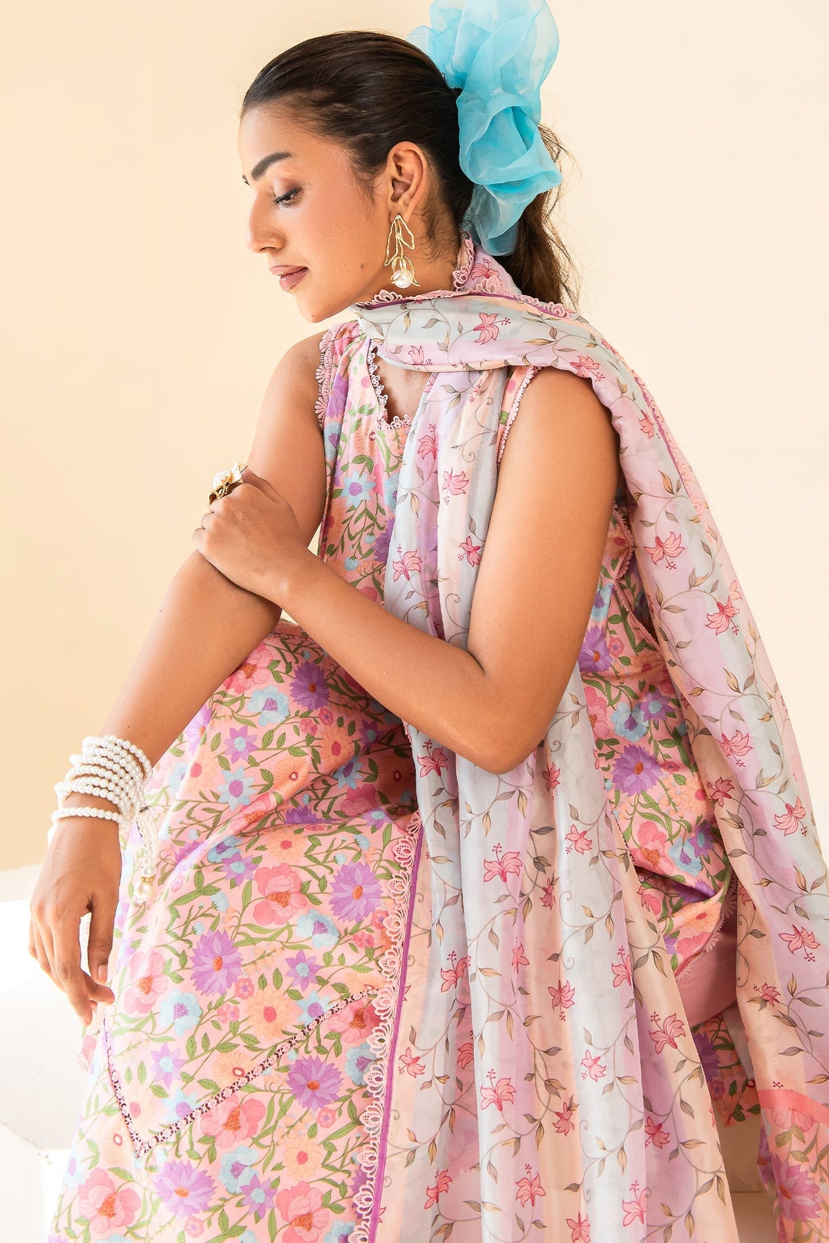 Faiza Faisal | Serene Lawn 24 | CLARIE by Faiza Faisal - Designer Dress - Type: Ladies Clothes - Available at Libayah - 100% Original