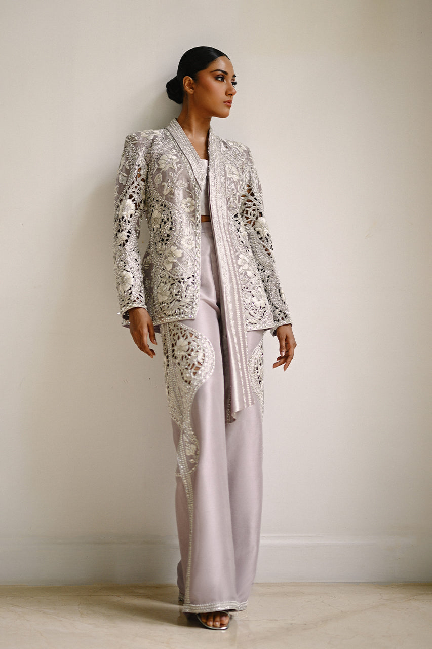 Ruvi – authentic Pakistani dress from the Sania Maskatiya Fall Festive Shimmer collection for women in the UK