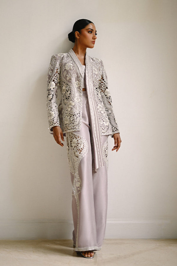 Ruvi – authentic Pakistani dress from the Sania Maskatiya Fall Festive Shimmer collection for women in the UK