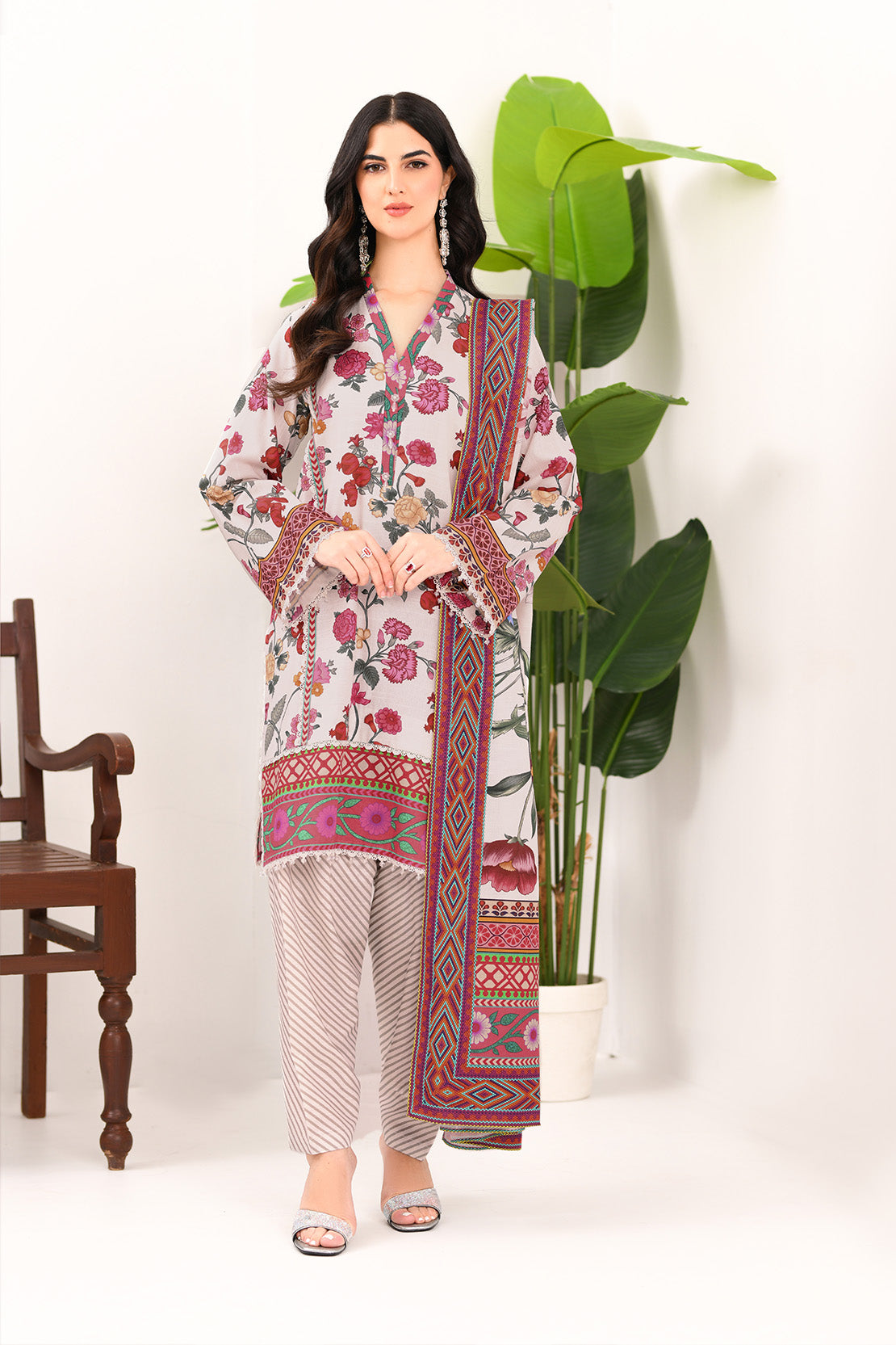 So Kamal | Winter Khaddar | KHADDAR SUIT SK11 by So Kamal - Designer Dress - Type: Ladies Clothes - Available at Libayah - 100% Original