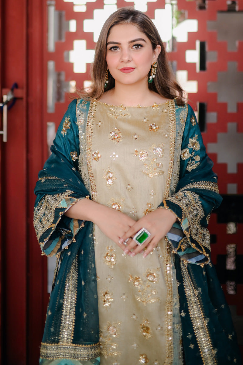 MNR | Zarlish Festive 25 | Rabia Jabbar in Lehar by MNR - Designer Dress - Type : Ladies Clothes - Available at Libayah - 100% Original 