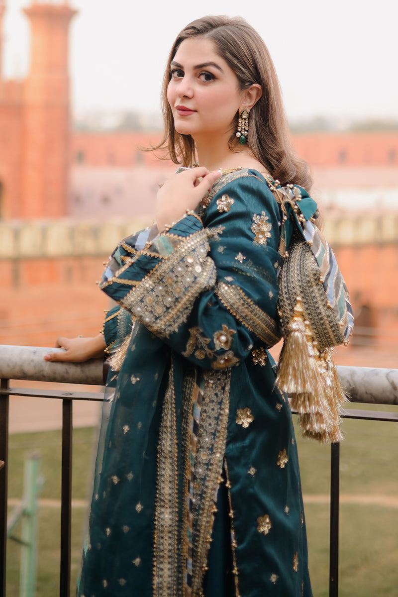 MNR | Zarlish Festive 25 | Rabia Jabbar in Lehar by MNR - Designer Dress - Type : Ladies Clothes - Available at Libayah - 100% Original 