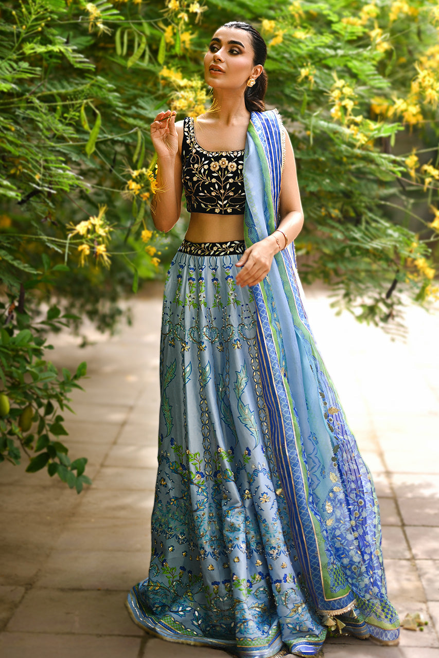 Sania Maskatiya | Fall Festive Glimmer | Jade