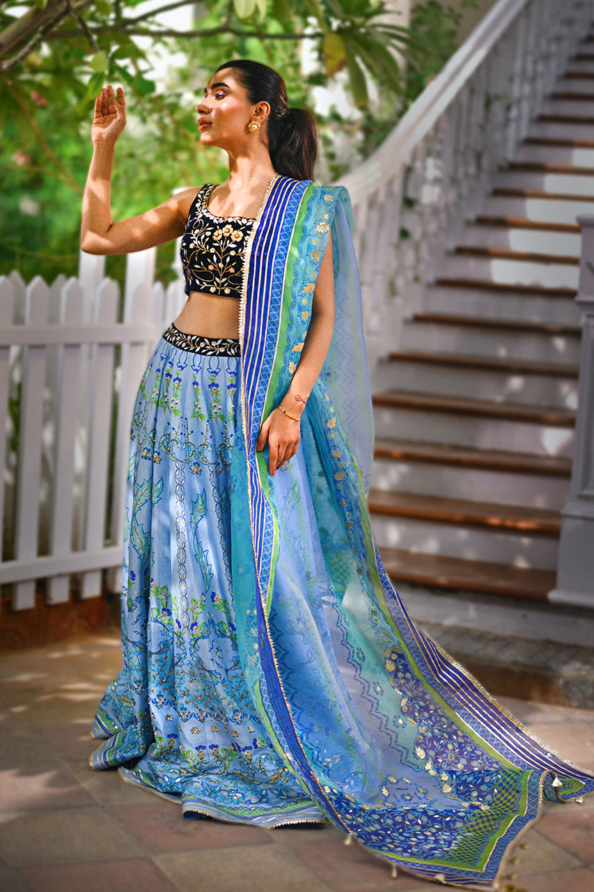 Sania Maskatiya | Fall Festive Glimmer | Jade