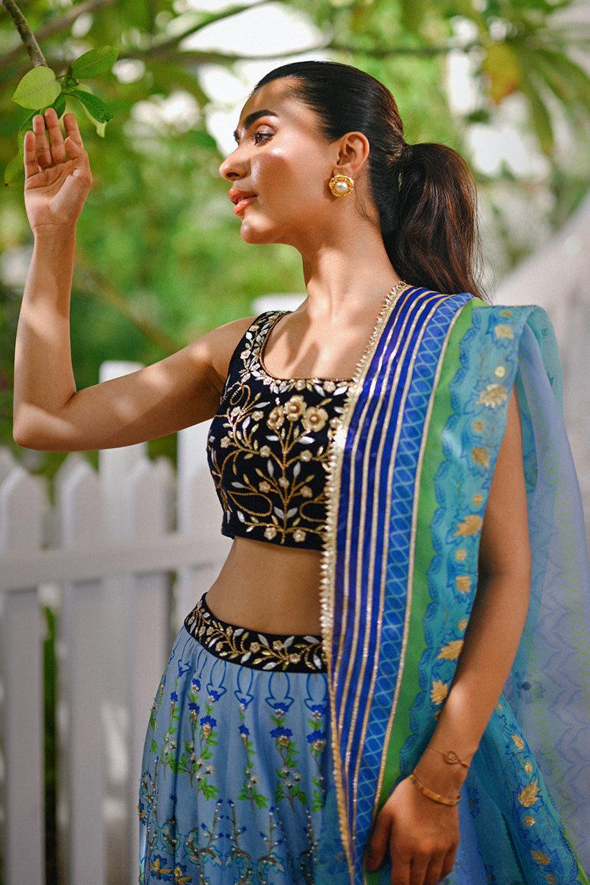 Sania Maskatiya | Fall Festive Glimmer | Jade