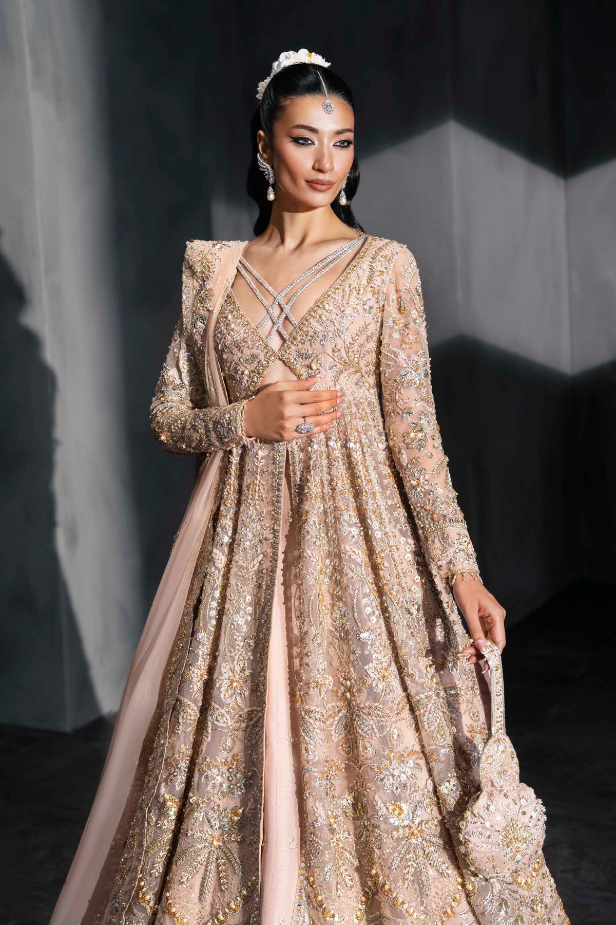 Akbar Aslam | Bridal Dresses | Elzaria by Akbar Aslam - Designer Dress  - Type : Ladies Clothes - Available at Libayah - 100% Original 