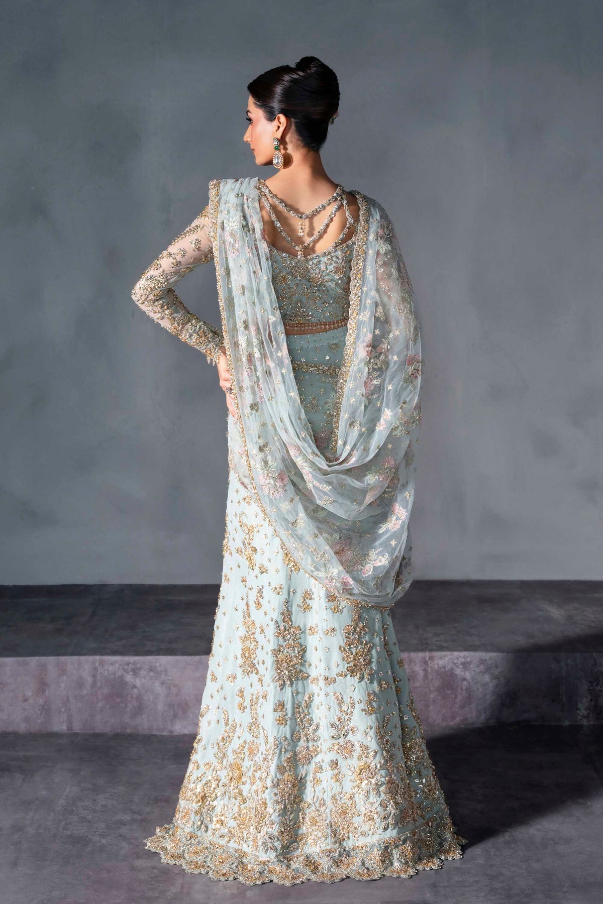 Akbar Aslam | Bridal Dresses | Evadelle by Akbar Aslam - Designer Dress  - Type : Ladies Clothes - Available at Libayah - 100% Original 