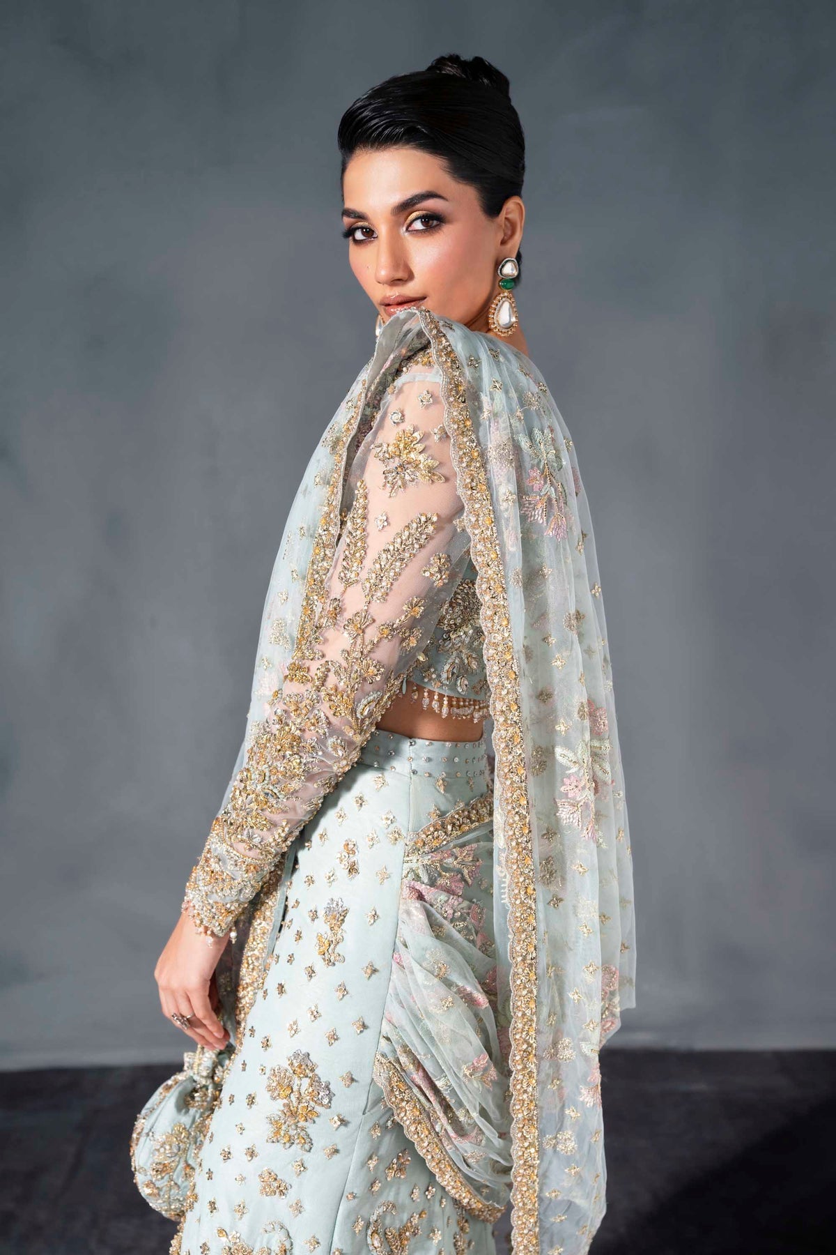 Akbar Aslam | Bridal Dresses | Evadelle by Akbar Aslam - Designer Dress  - Type : Ladies Clothes - Available at Libayah - 100% Original 
