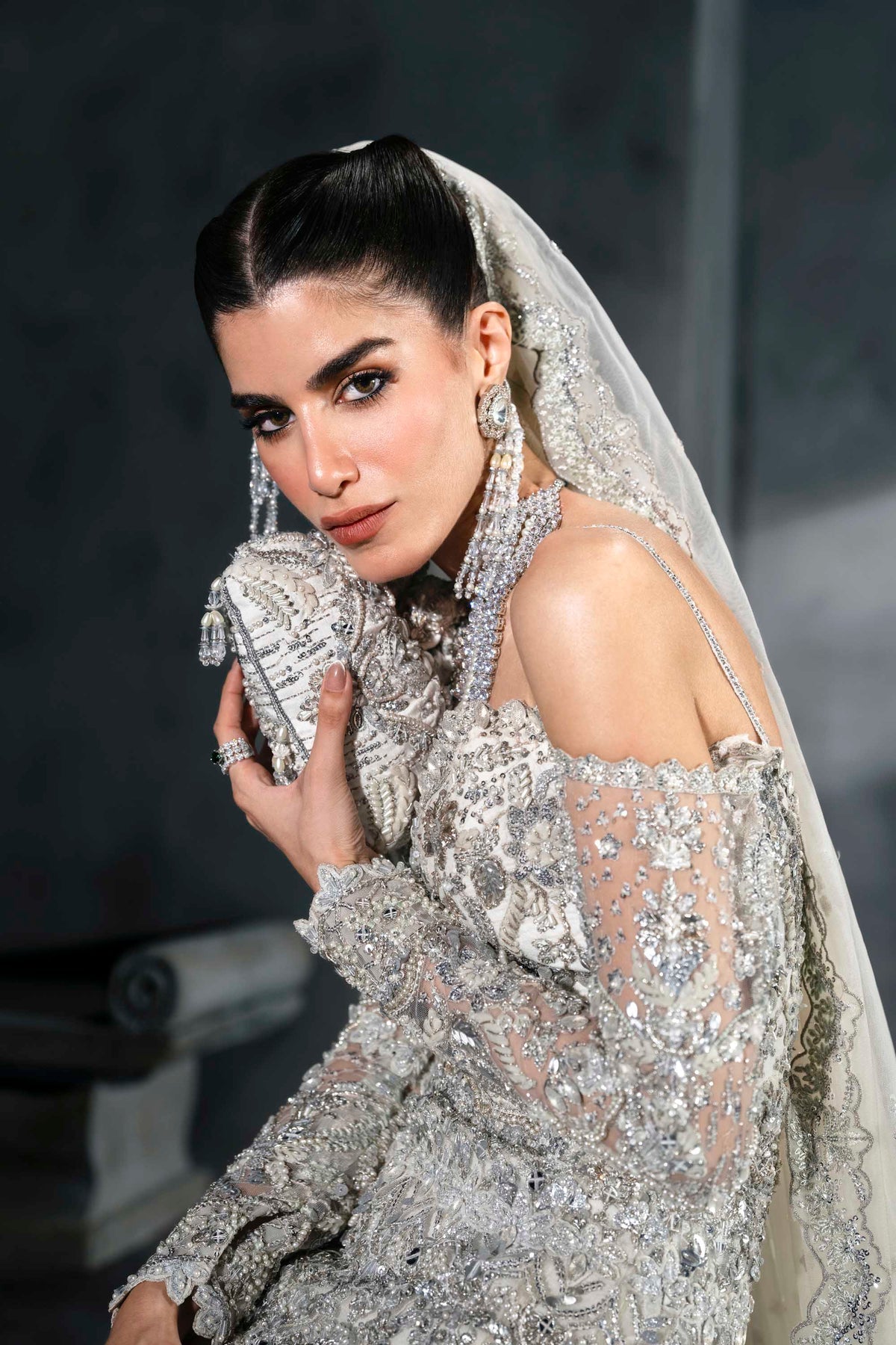 Akbar Aslam | Bridal Dresses | Mirella by Akbar Aslam - Designer Dress  - Type : Ladies Clothes - Available at Libayah - 100% Original 