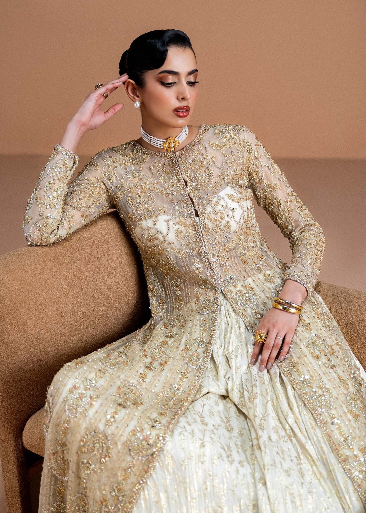Kanwal Malik | Nysa Luxury Pret 25 | Aneesa by Kanwal Malik - Designer Dress  - Type : Ladies Clothes - Available at Libayah - 100% Original 